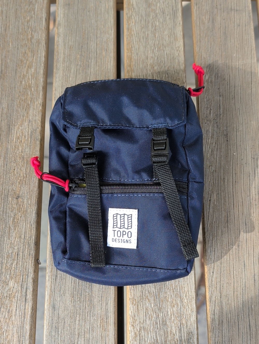 Topo Designs Rover Pack Micro Navy Blue And Yellow